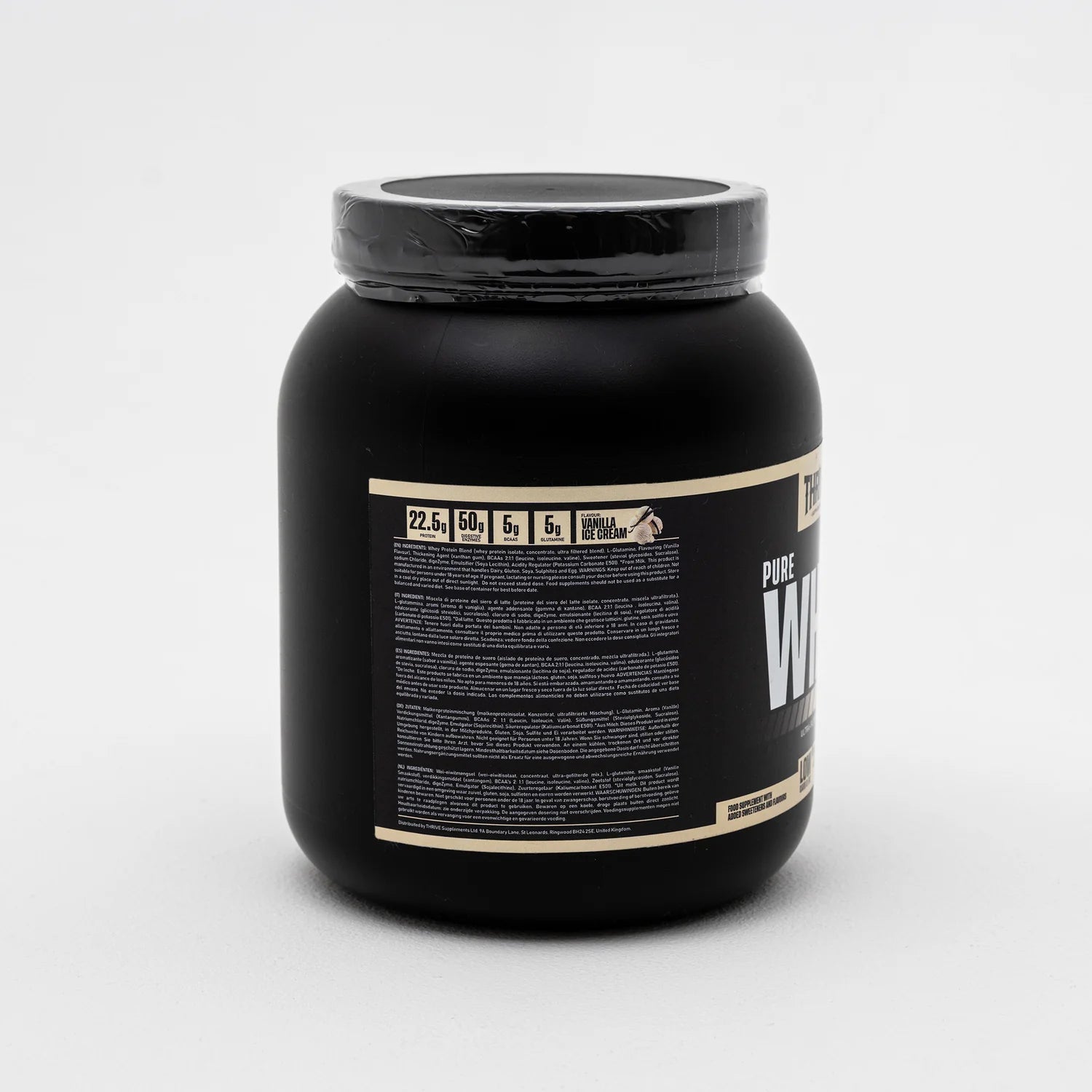 Thrive Supplements Pure Whey Protein Vanilla